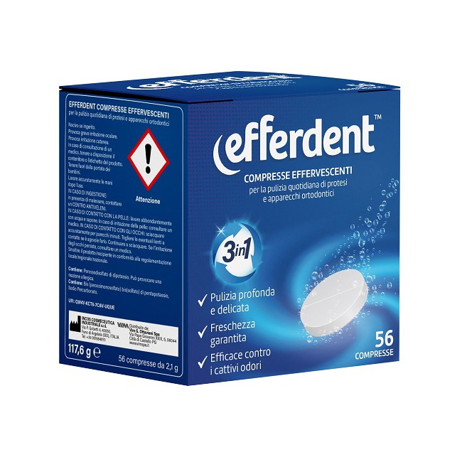INCOS COSMETICA INDUSTRIALE Sr Efferdent 56 Compresse Effervescenti