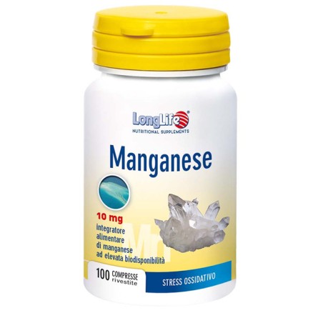 Longlife Manganese 10 Mg 100 Compresse Longlife Manganese 10 Mg 100 Compresse