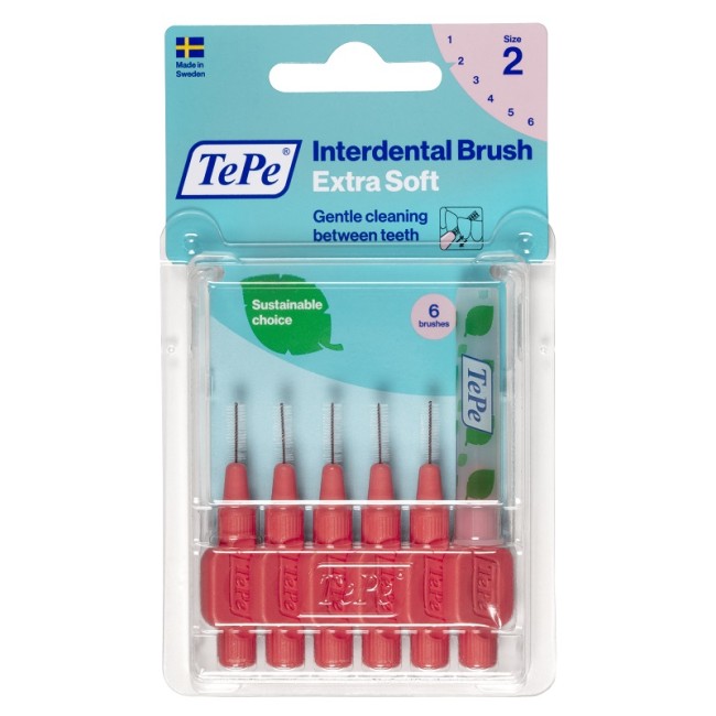 Tepe Scovolino Xsoft Rosso 0,5mm 6 Pezzi Tepe Scovolino Xsoft Rosso 0,5mm 6 Pezzi
