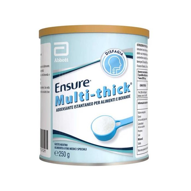 Abbott Ensure Multi Thick Addensante Istantaneo Barattolo 250 G Abbott Ensure Multi Thick Addensante Istantaneo Barattolo 250 G