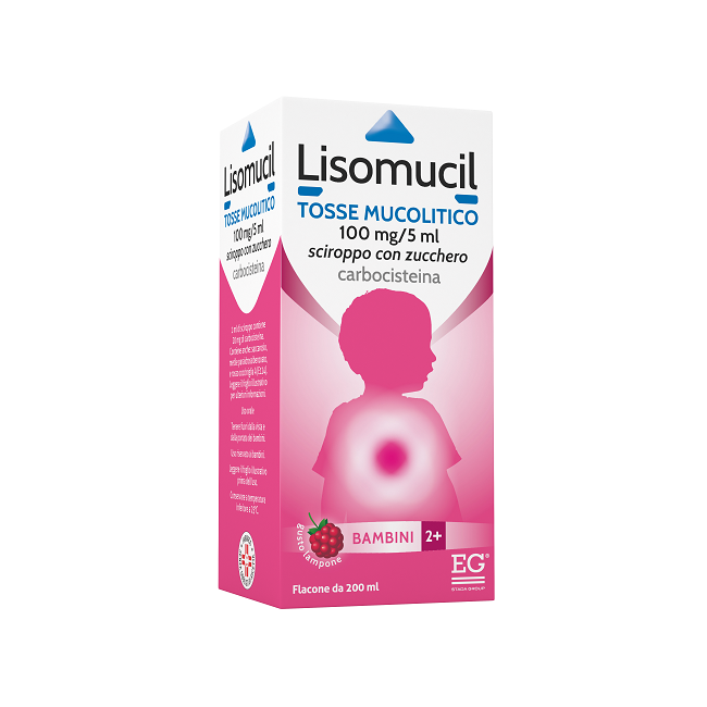 Lisomucil 100 mg/5 ml Sciroppo mucolitico per tosse