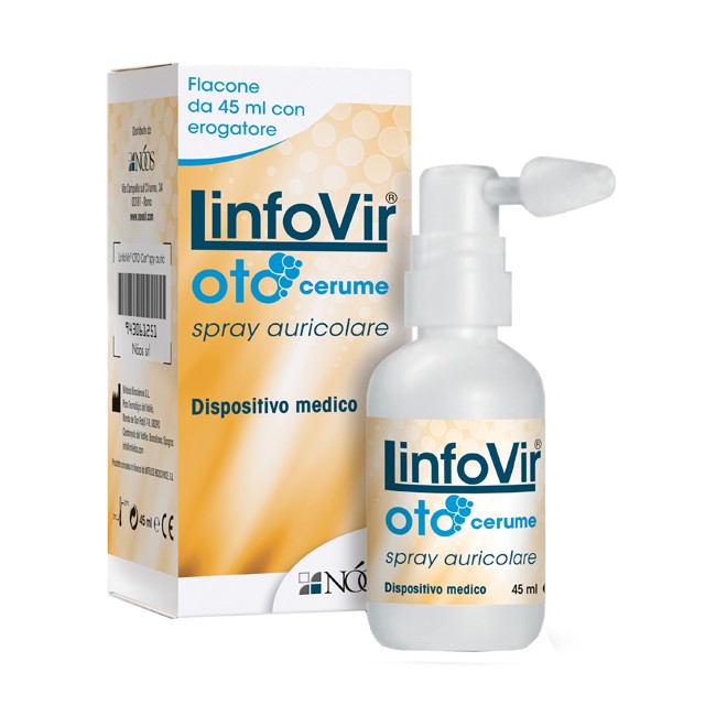 Noos Linfovir Auricolari Cerume Spray Auricolare 45 Ml