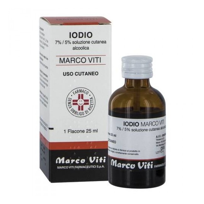 Iodio Marco Viti 7%/5% Soluzione Cutanea Alcolica