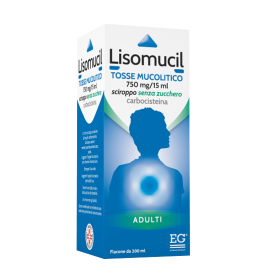 Lisomucil 750 mg/15 ml Sciroppo mucolitico per tosse