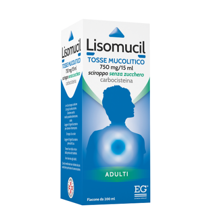 Lisomucil 750 mg/15 ml Sciroppo mucolitico per tosse
