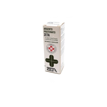 Zeta Farmaceutici Argento Proteinato Zeta Bambini 0,5% Gocce Nasali E Auricolari, Soluzione Argento Proteinato Zeta Adulti 1% Go Zeta Farmaceutici Argento Proteinato Zeta Bambini 0,5% Gocce Nasali E Auricolari, Soluzione Argento Proteinato Zeta Adulti 1% Go