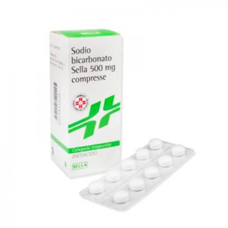 Sodio Bicarbonato Sella 500 Mg Compresse Sodio Bicarbonato
