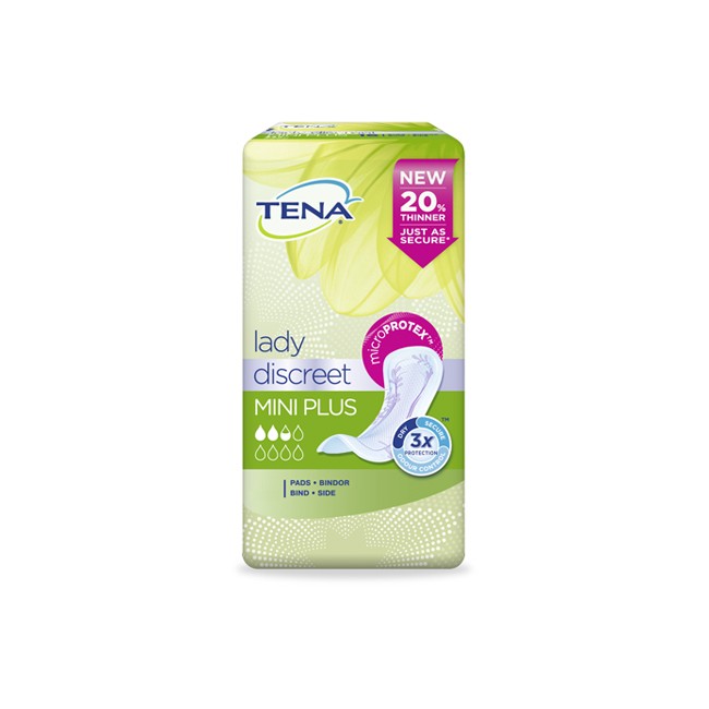 Essity Pannolone Sagomato Tena Discreet Mini Plus 16 Pezzi Essity Pannolone Sagomato Tena Discreet Mini Plus 16 Pezzi