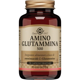 Solgar Amino Glutammina 500 50 Capsule Vegetali