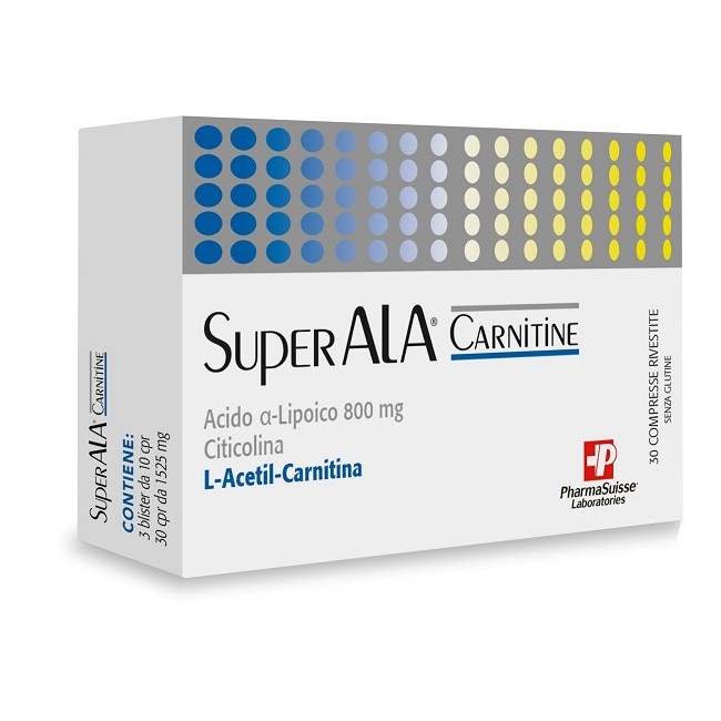 PHARMASUISSE LABORATORIES Superala Carnitine 30 Compresse