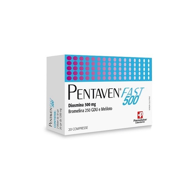 PHARMASUISSE LABORATORIES Pentaven Fast 500 20 Compresse