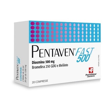 PHARMASUISSE LABORATORIES Pentaven Fast 500 20 Compresse PHARMASUISSE LABORATORIES Pentaven Fast 500 20 Compresse