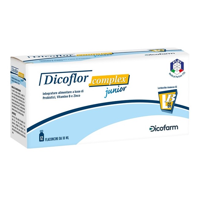 Dicofarm Dicoflor Complex Junior 12 Flaconi Da 10 Ml
