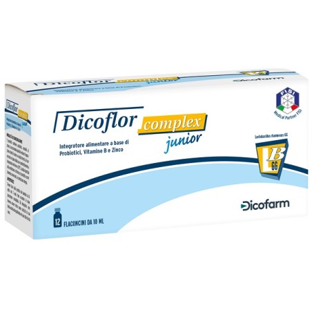 Dicofarm Dicoflor Complex Junior 12 Flaconi Da 10 Ml Dicofarm Dicoflor Complex Junior 12 Flaconi Da 10 Ml