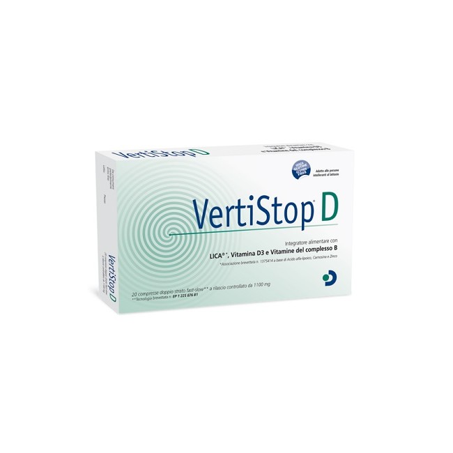 Difass International Vertistop D 20 Compresse Da 1100 Mg