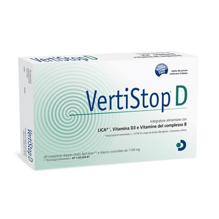 Difass International Vertistop D 20 Compresse Da 1100 Mg Difass International Vertistop D 20 Compresse Da 1100 Mg