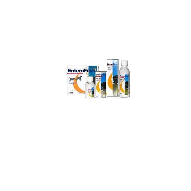 Enterofilus Integratore per cani e gatti con probiotici e prebiotici 12 x 10 ml