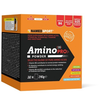 Named Amino 16 Pro Powder 30 Bustine Named Amino 16 Pro Powder 30 Bustine