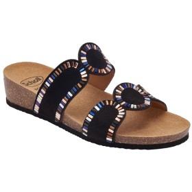 Scholl Calzatura Cannes Microfibre+strass W Black 37