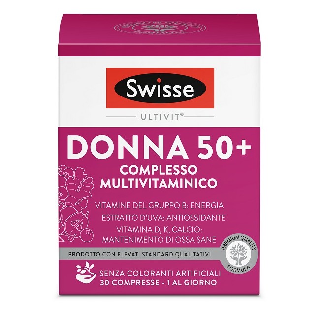 Health and Happiness Swisse Multivitaminico Donna 50+ 30 Compresse