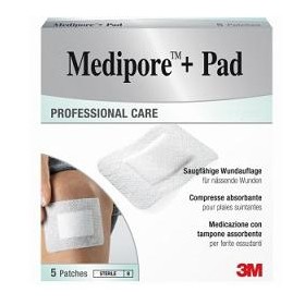 SOLVENTUM ITALY Medicazione Medipore+pad 10x10cm 5pezzi