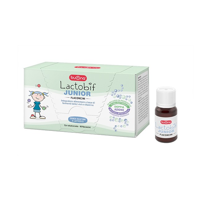 Buona Lactobif Junior 10 Flaconcini Da 10 Ml