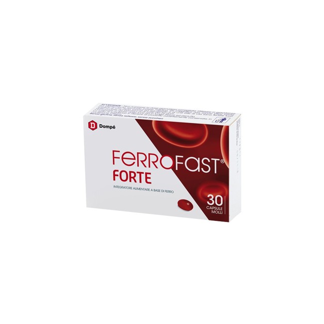 Dompè Ferrofast Forte 30 Capsule Molli Dompè Ferrofast Forte 30 Capsule Molli