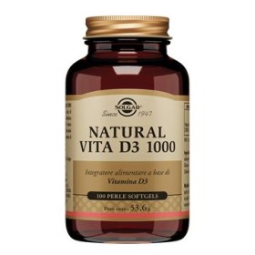 Solgar Natural Vita D3 1000 100 Perle Softgel