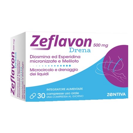 Zentiva Zeflavon Drena 30 Compresse Zentiva Zeflavon Drena 30 Compresse