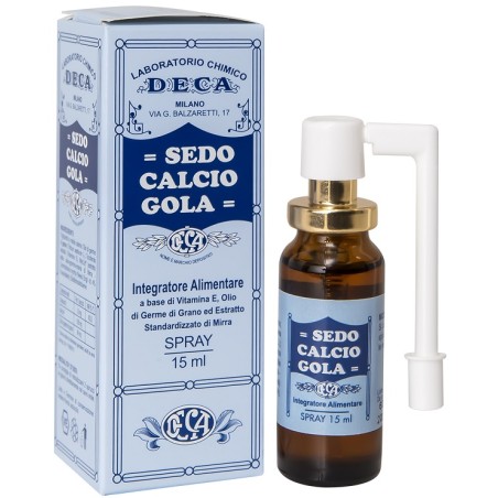 Deca Laboratorio Chimico Sedo Calcio Gola Spray 15 Ml Deca Laboratorio Chimico Sedo Calcio Gola Spray 15 Ml