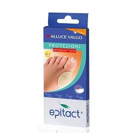 Qualifarma Protezione Per Alluce Valgo Epitact In Silicone Con Epithelium Activ 2 Pezzi