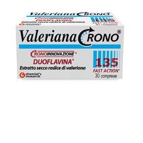 Valeriana crono 135 con duoflavina fast action 30 compresse