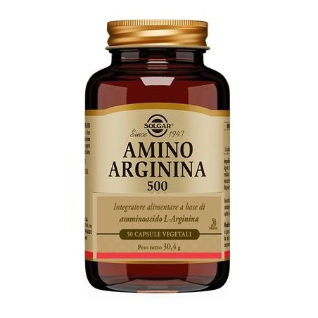 Solgar Amino Arginina 500 50 Capsule Vegetali