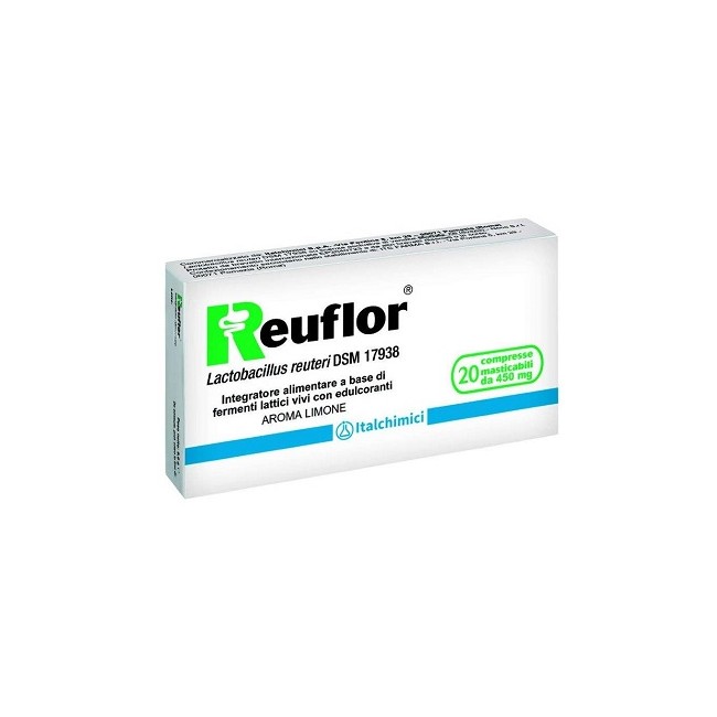 Reuflor 20 Compresse Masticabili Aroma Limone