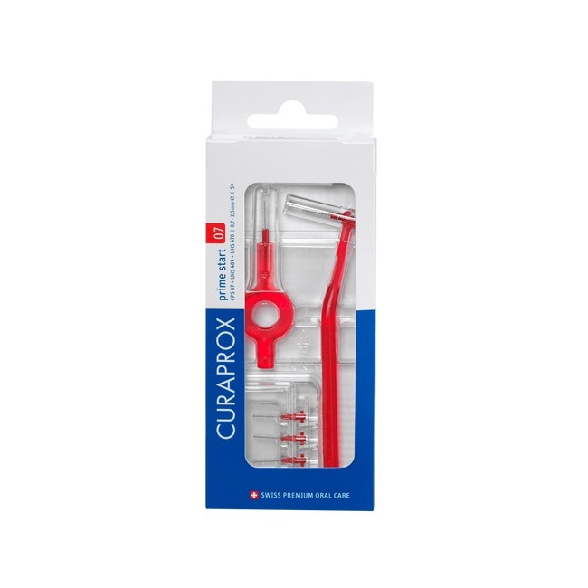 Curaden Healthcare Curaprox Capsule 07 Scovolino Prime Start 07 Red 5 Pezzi Curaden Healthcare Curaprox Capsule 07 Scovolino Prime Start 07 Red 5 Pezzi