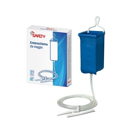 Safety Enteroclisma Da Viaggio Klister In Gomma Con Cannula Anale Evaginale 2 Litri Safety Enteroclisma Da Viaggio Klister In Gomma Con Cannula Anale Evaginale 2 Litri