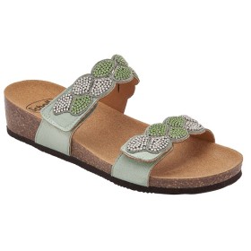 Scholl Calzatura Abu Dhabi Microfibre+strass W Aquamarine 41