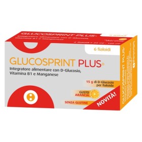 ADL Farmaceutici Glucosprint Plus Arancia 6 Fialoidi Da 25 Ml