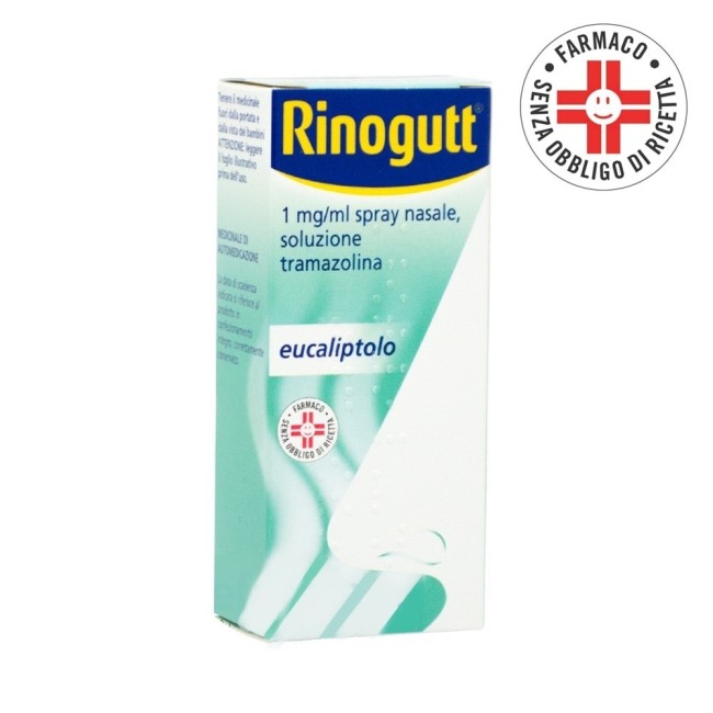 Rinogutt 1 mg Spray Nasale Soluzione con Eucaliptolo Flacone da 10ml