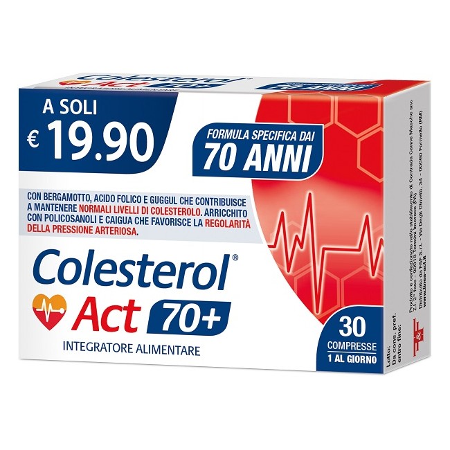 F&F Colesterol Act 70+ 30 Compresse F&F Colesterol Act 70+ 30 Compresse