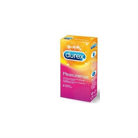 Reckitt Benckiser Profilattico Durex Pleasuremax Easyon 6 Pezzi