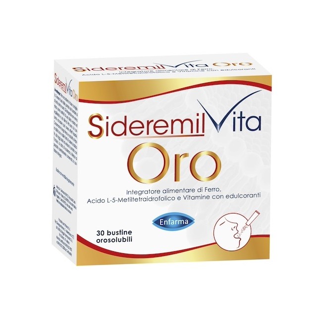 Enfarma Sideremil Vita Oro 30 Bustine Enfarma Sideremil Vita Oro 30 Bustine