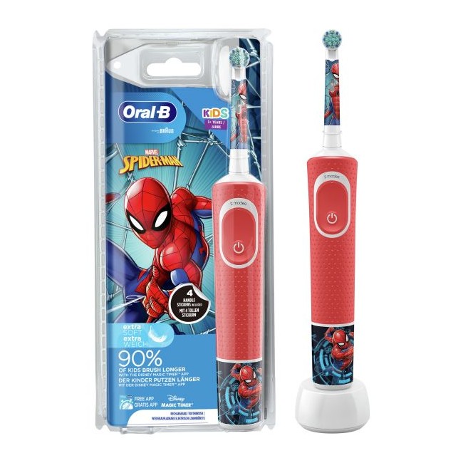 Procter & Gamble Oralb Spiderman Spazzolino Elettrico+1 Referenza Procter & Gamble Oralb Spiderman Spazzolino Elettrico+1 Referenza