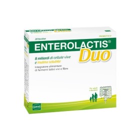 Enterolactis Probiotico Duo Integratore Alimentare Di Fermenti Lattici Vivi 20 Bustine