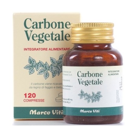 Marco Viti Carbone Vegetale 120 Compresse Marco Viti Carbone Vegetale 120 Compresse