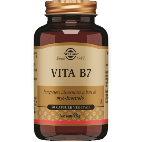 Solgar Vita B7 50 Capsule Vegetali Solgar Vita B7 50 Capsule Vegetali