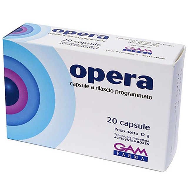 Gam Farma Opera 20 Capsule Gam Farma Opera 20 Capsule