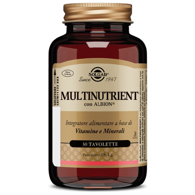 Solgar Multinutrient 30 Tavolette Solgar Multinutrient 30 Tavolette
