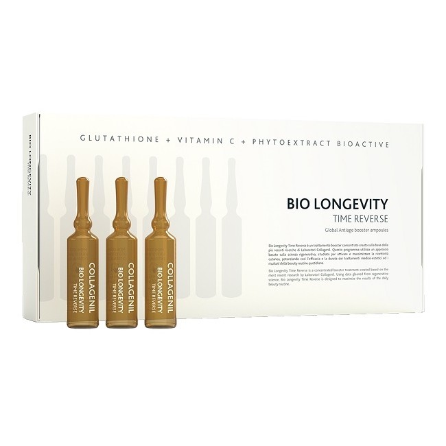Uniderm Farmaceutici Collagenil Bio Longevity Time Reverse 8 Fiale Da 2,5 Ml