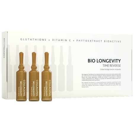 Uniderm Farmaceutici Collagenil Bio Longevity Time Reverse 8 Fiale Da 2,5 Ml Uniderm Farmaceutici Collagenil Bio Longevity Time Reverse 8 Fiale Da 2,5 Ml